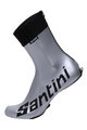 SANTINI Cycling shoe covers - FALCO  - silver