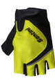 SANTINI Cycling fingerless gloves - STUDIO - black/yellow