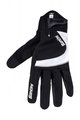 SANTINI Cycling long-finger gloves - STUDIO - black/white