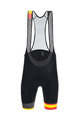 SANTINI Cycling bib shorts - LA VUELTA 2019 - black/yellow/red