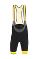 SANTINI Cycling bib shorts - LA VUELTA 2019 - black/yellow