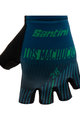 SANTINI Cycling fingerless gloves - LA VUELTA 2019 - blue/green