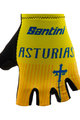 SANTINI Cycling fingerless gloves - LA VUELTA 2019 - yellow/blue
