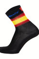 SANTINI Cyclingclassic socks - LA VUELTA 2019 - red/yellow/black