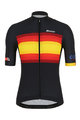 SANTINI Cycling short sleeve jersey - LA VUELTA 2019 - black/yellow/red