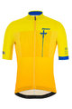 SANTINI Cycling short sleeve jersey - LA VUELTA 2019 - blue/yellow