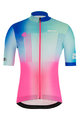 SANTINI Cycling short sleeve jersey - LA VUELTA 2019 - light blue/pink