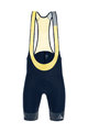 SANTINI Cycling bib shorts - LA VUELTA 2020 - yellow/black