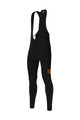 SANTINI Cycling long bib trousers - LA VUELTA '20 WINTER - black