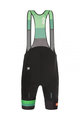 SANTINI Cycling bib shorts - LA VUELTA 2021 - black/green