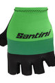 SANTINI Cycling fingerless gloves - LA VUELTA 2021 - green