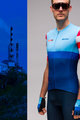 SANTINI Cycling short sleeve jersey - LA VUELTA 2021 - blue