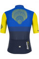 SANTINI Cycling short sleeve jersey - LA VUELTA 2021 - yellow/blue