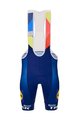 SANTINI Cycling bib shorts - LIDL TREK 2024 - blue