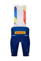 SANTINI Cycling bib shorts - LIDL TREK 2024 - blue