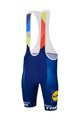 SANTINI Cycling bib shorts - LIDL TREK 2024 - blue