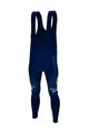 SANTINI Cycling long bib trousers - LIDL TREK 2024 - blue