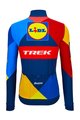 SANTINI Cycling winter long sleeve jersey - LIDL TREK 2024 - yellow/red/blue