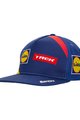 SANTINI Cycling hat - LIDL TREK 2024 - yellow/red/blue