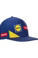 SANTINI Cycling hat - LIDL TREK 2024 - yellow/red/blue