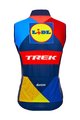 SANTINI Cycling gilet - LIDL TREK 2024 - red/blue/yellow