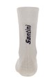 SANTINI Cyclingclassic socks - LIDL TREK 2024 - white