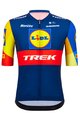 SANTINI Cycling short sleeve jersey - LIDL TREK 2024 - blue
