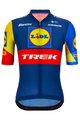 SANTINI Cycling short sleeve jersey - LIDL TREK 2024 TEAM ORIGINAL - red/yellow/blue