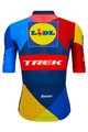 SANTINI Cycling short sleeve jersey - LIDL TREK 2024 TEAM ORIGINAL - red/yellow/blue