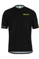 SANTINI Cycling short sleeve jersey - SASSO MTB - green/black