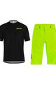 SANTINI Cycling MTB set - SASSO MTB - green/black