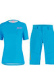 SANTINI Cycling MTB set - SASSO MTB LADY - turquoise
