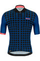 SANTINI Cycling short sleeve jersey - MITO GRIDO - pink/black/blue