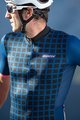 SANTINI Cycling short sleeve jersey - MITO GRIDO - pink/black/blue