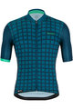 SANTINI Cycling short sleeve jersey - MITO GRIDO - blue