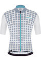 SANTINI Cycling short sleeve jersey - MITO GRIDO - white/grey
