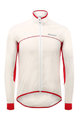 SANTINI Cycling windproof jacket - ARIES - transparent/white/red