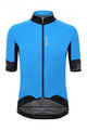 SANTINI Cycling short sleeve jersey - BETA 2 MULTI-WEATHER - black/blue