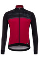 SANTINI Cycling windproof jacket - WIND - black/red