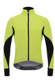 SANTINI Cycling windproof jacket - BETA RAIN - yellow/black