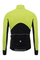 SANTINI Cycling windproof jacket - BETA RAIN - yellow/black