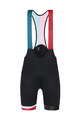 SANTINI Cycling bib shorts - LA VUELTA 2018 - blue/red/black