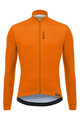 SANTINI Cycling winter long sleeve jersey - CLASSE WNT - orange