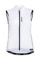 SANTINI Cycling sleeveless jersey - ORA LADY - white/black