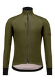 SANTINI Cycling windproof jacket - BETA RAIN - green/black