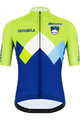 SANTINI Cycling short sleeve jersey - TEAM SLOVENIA 2020 - blue/green