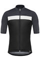 SANTINI Cycling short sleeve jersey - STILE - grey/black