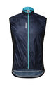 SANTINI Cycling gilet - FINE  - blue