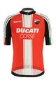 SANTINI Cycling short sleeve jersey - DUCATI CORSE 2019 - black/red