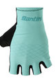 SANTINI Cycling fingerless gloves - REDUX  - light blue